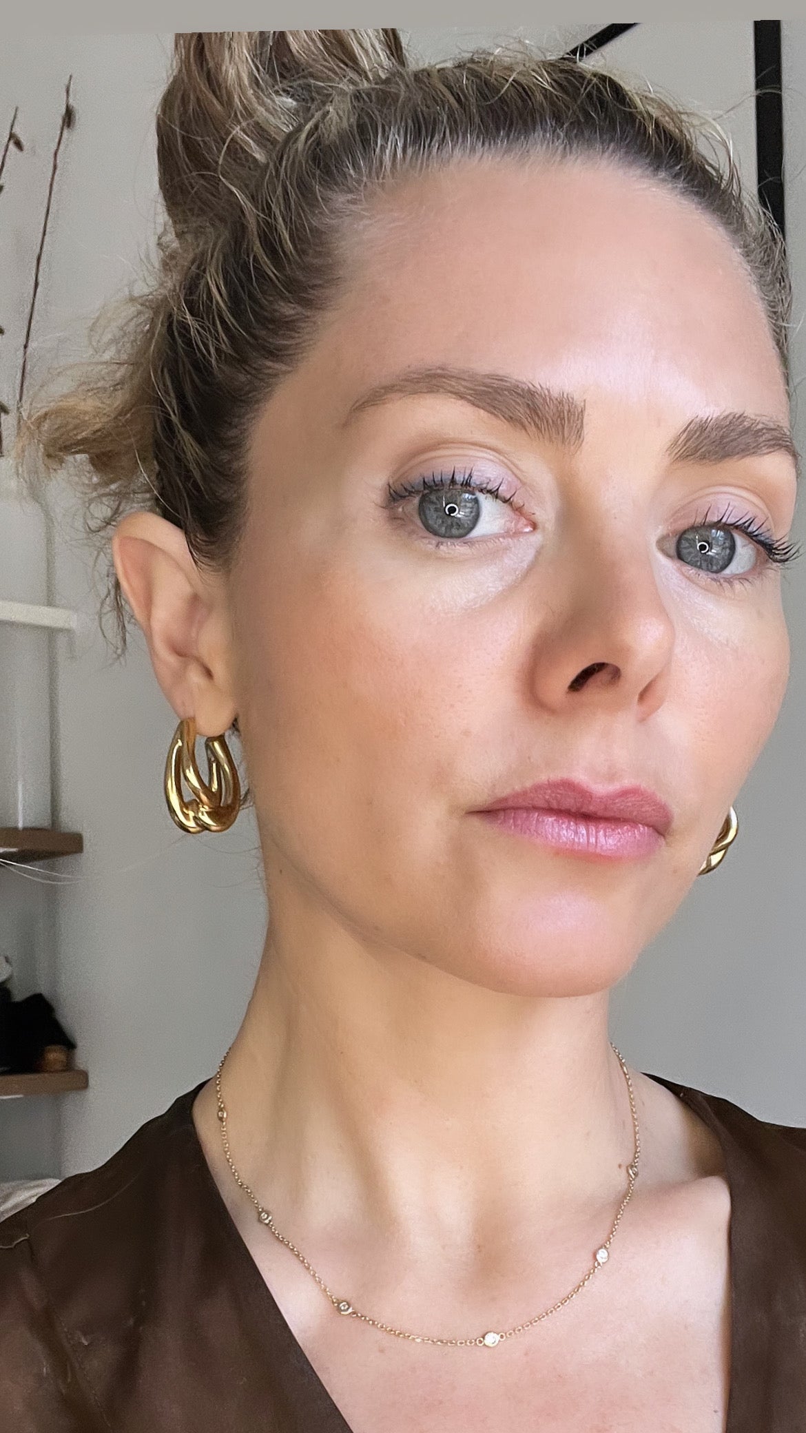 Large Vintage Chain Link Hoops