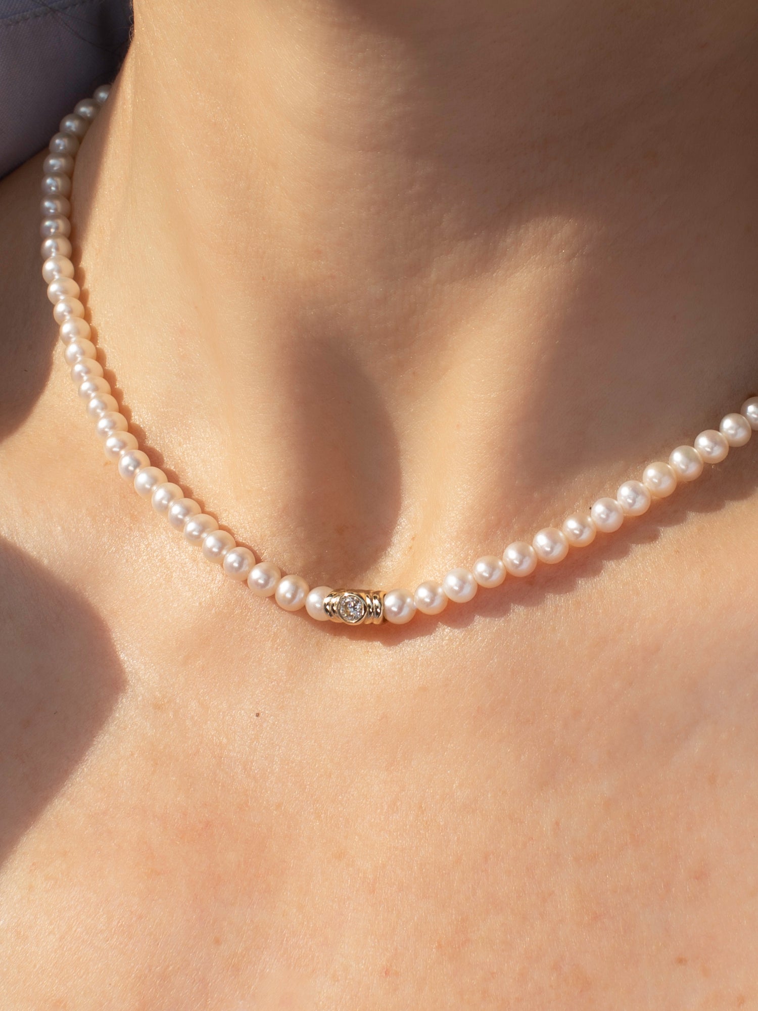 Pearl and Diamond Choker