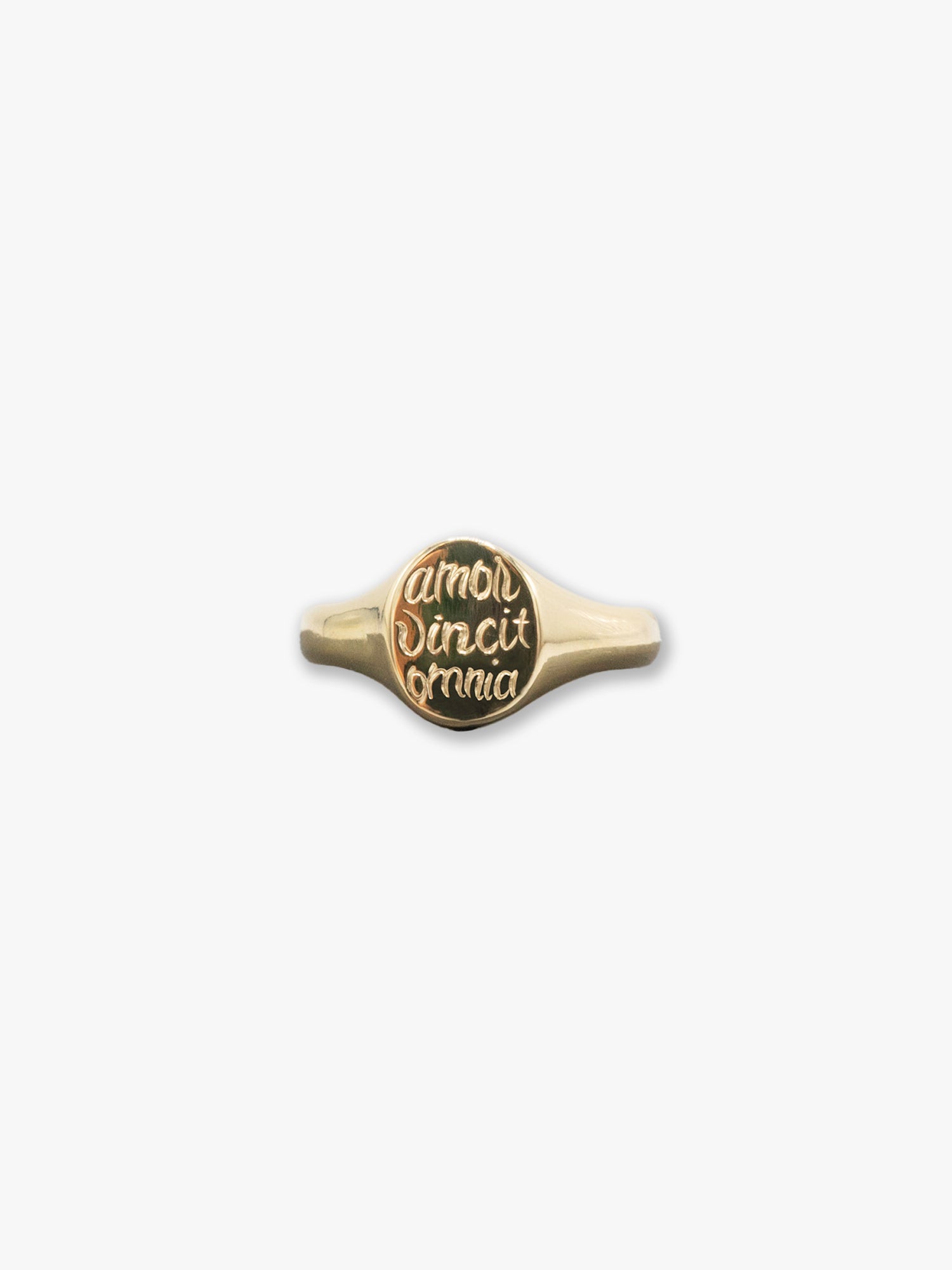 Love Conquers All Signet Ring