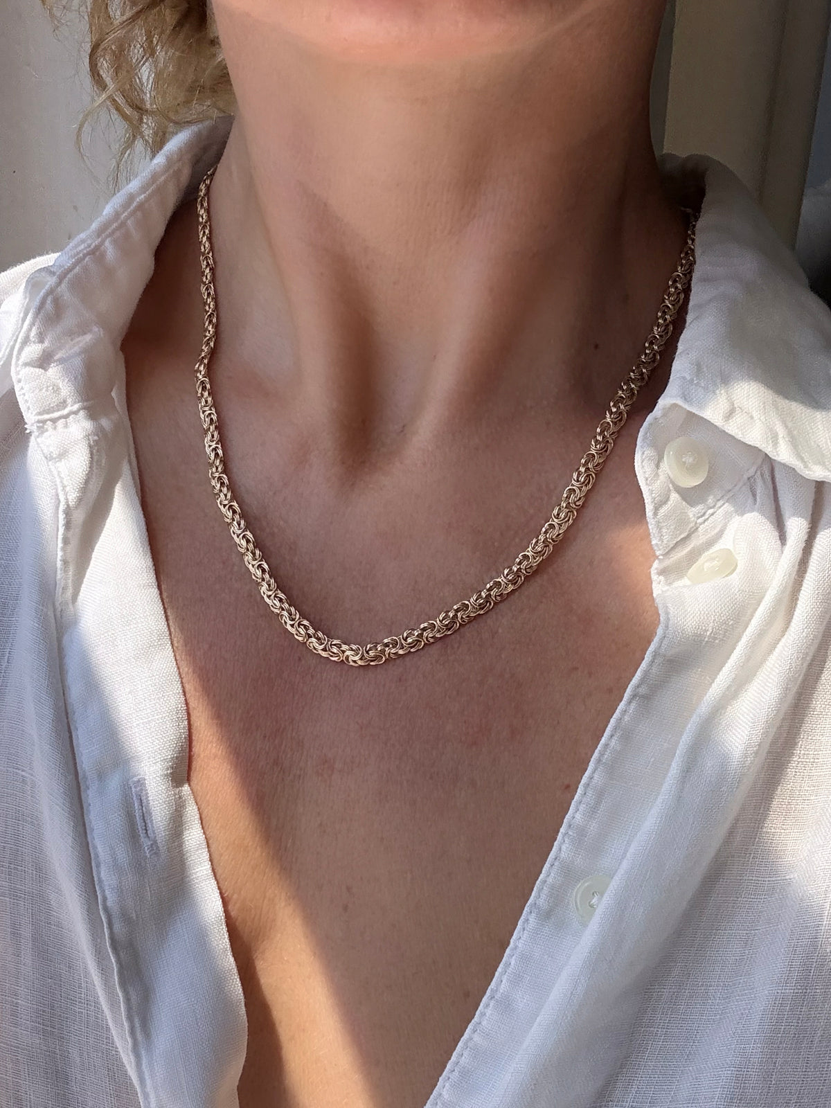 Handwoven Byzantine Style Chain
