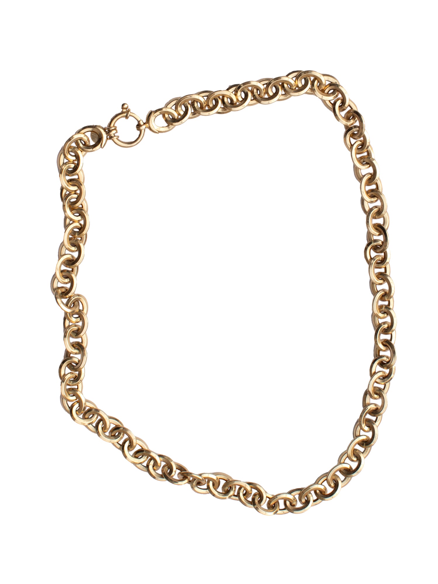 Hollow Oval Link necklace