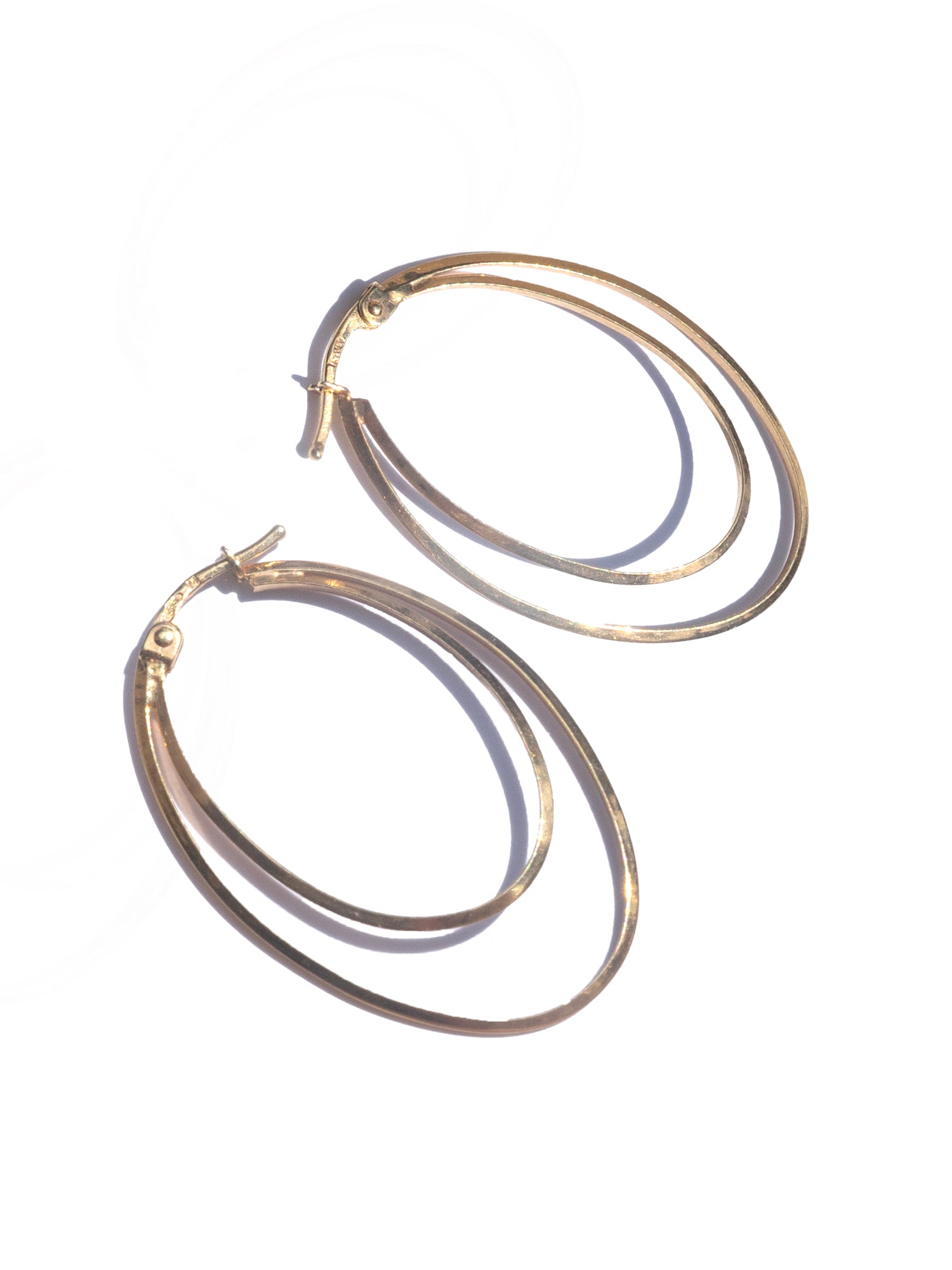 Double Oval Hoops