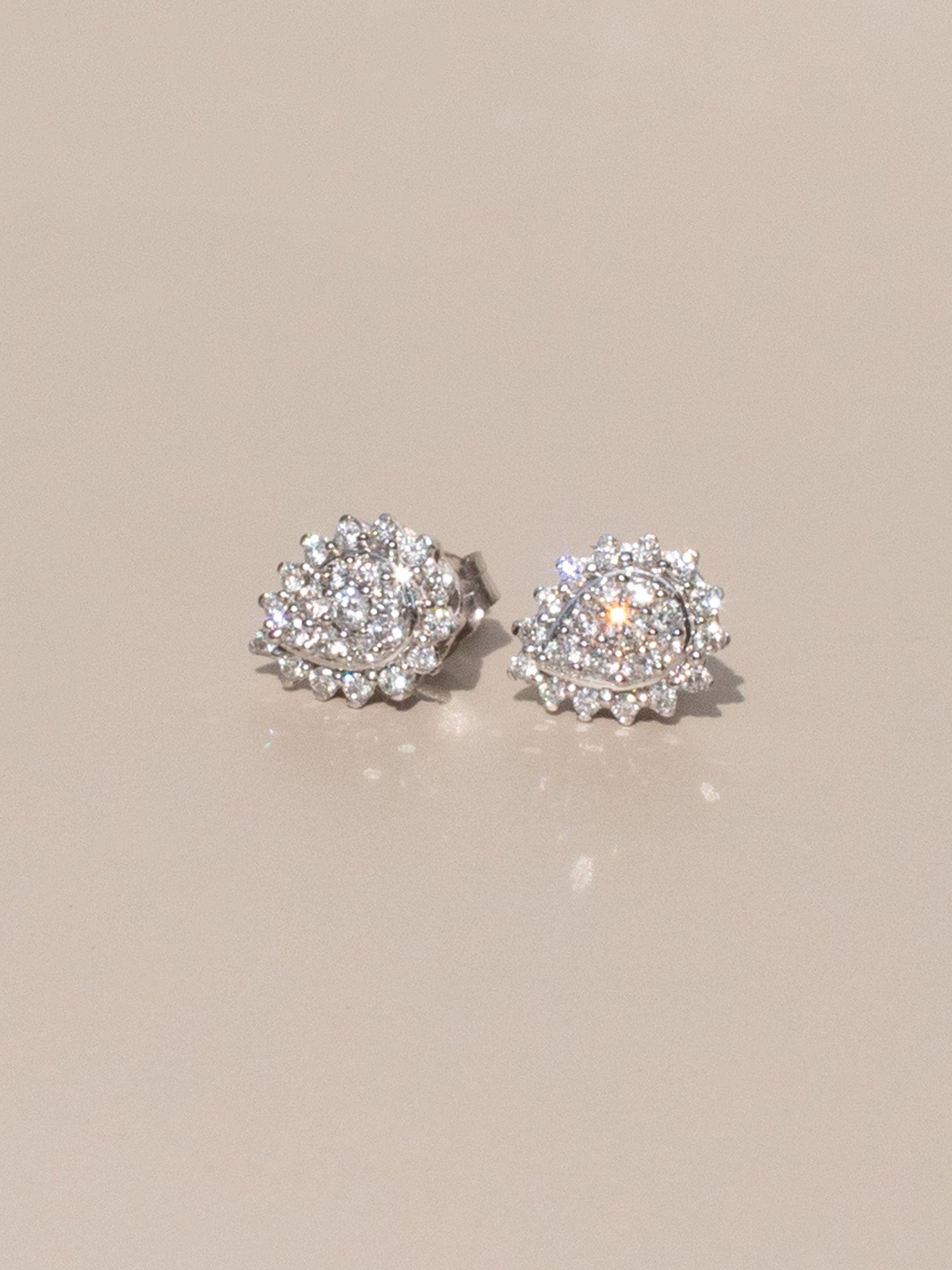 Pear Diamond Studs