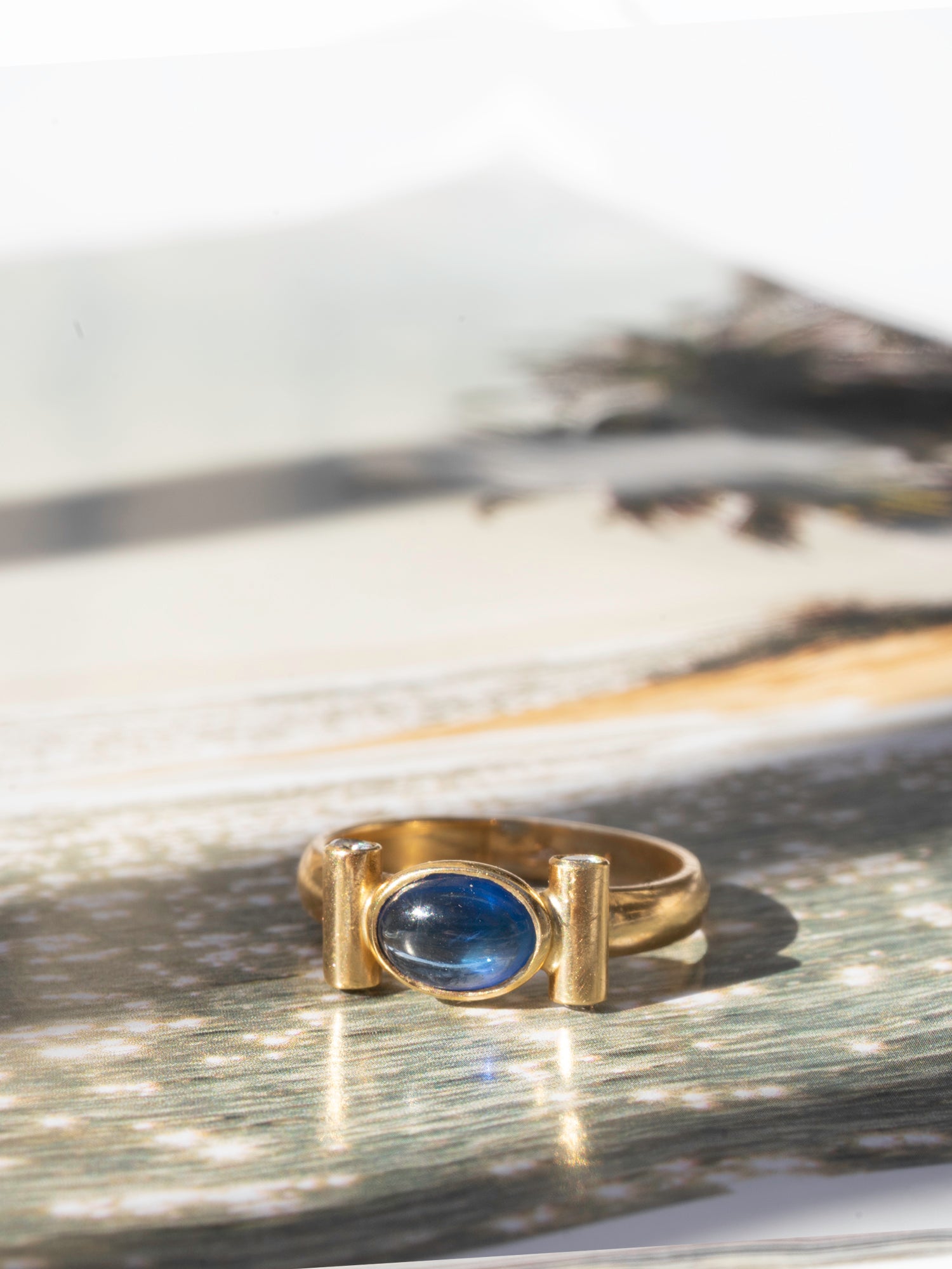 Vintage Sapphire and Diamond Ring