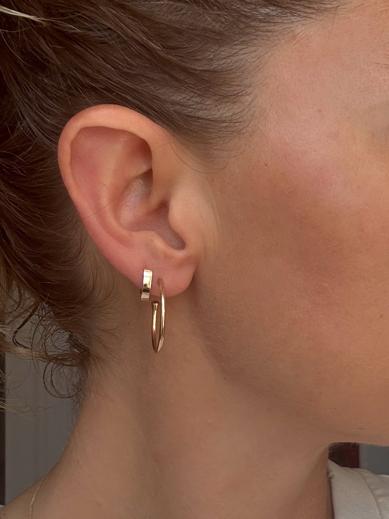 Solid Huggie Hoops