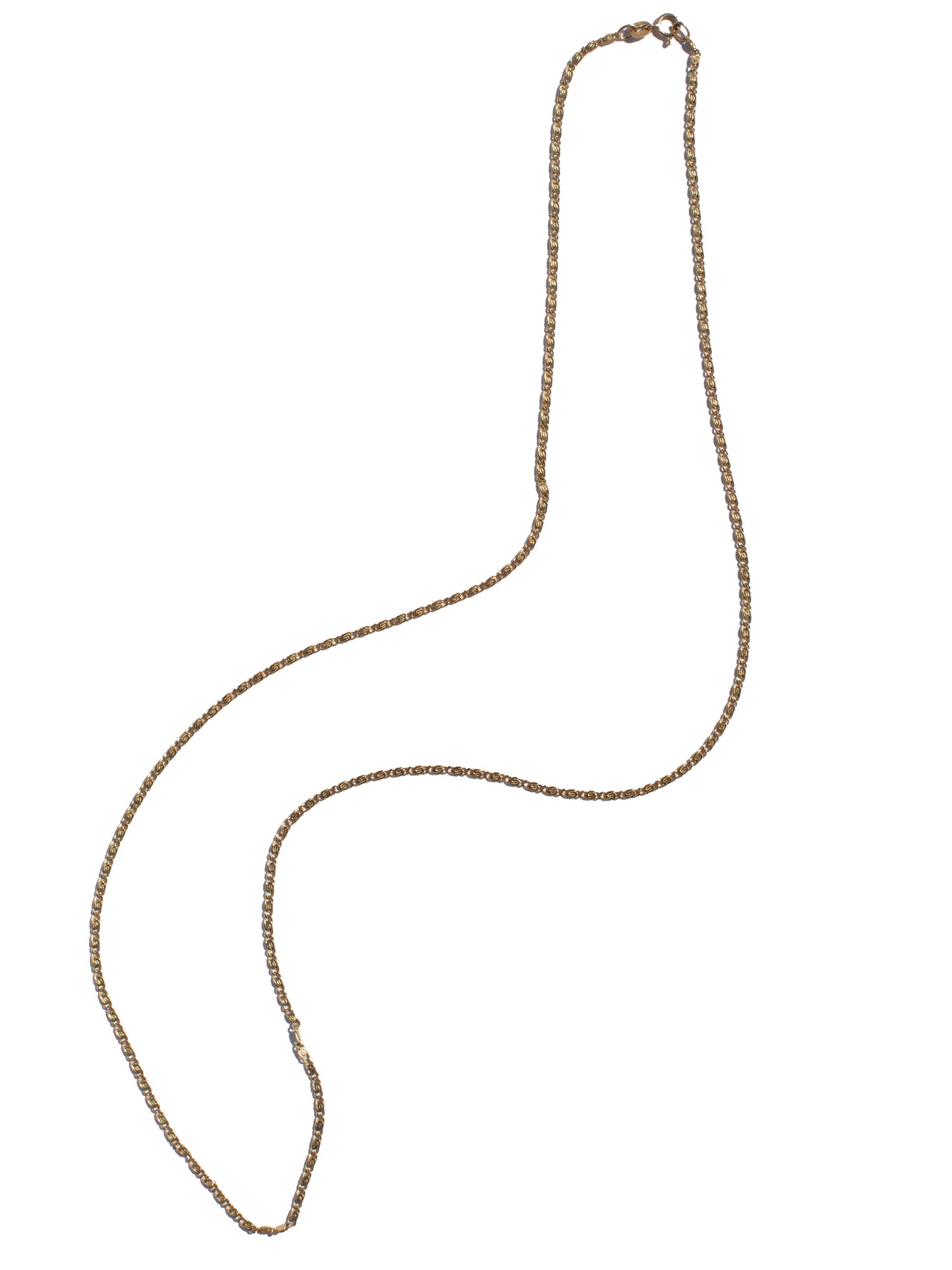 24 1/2 inch swirl pattern chain