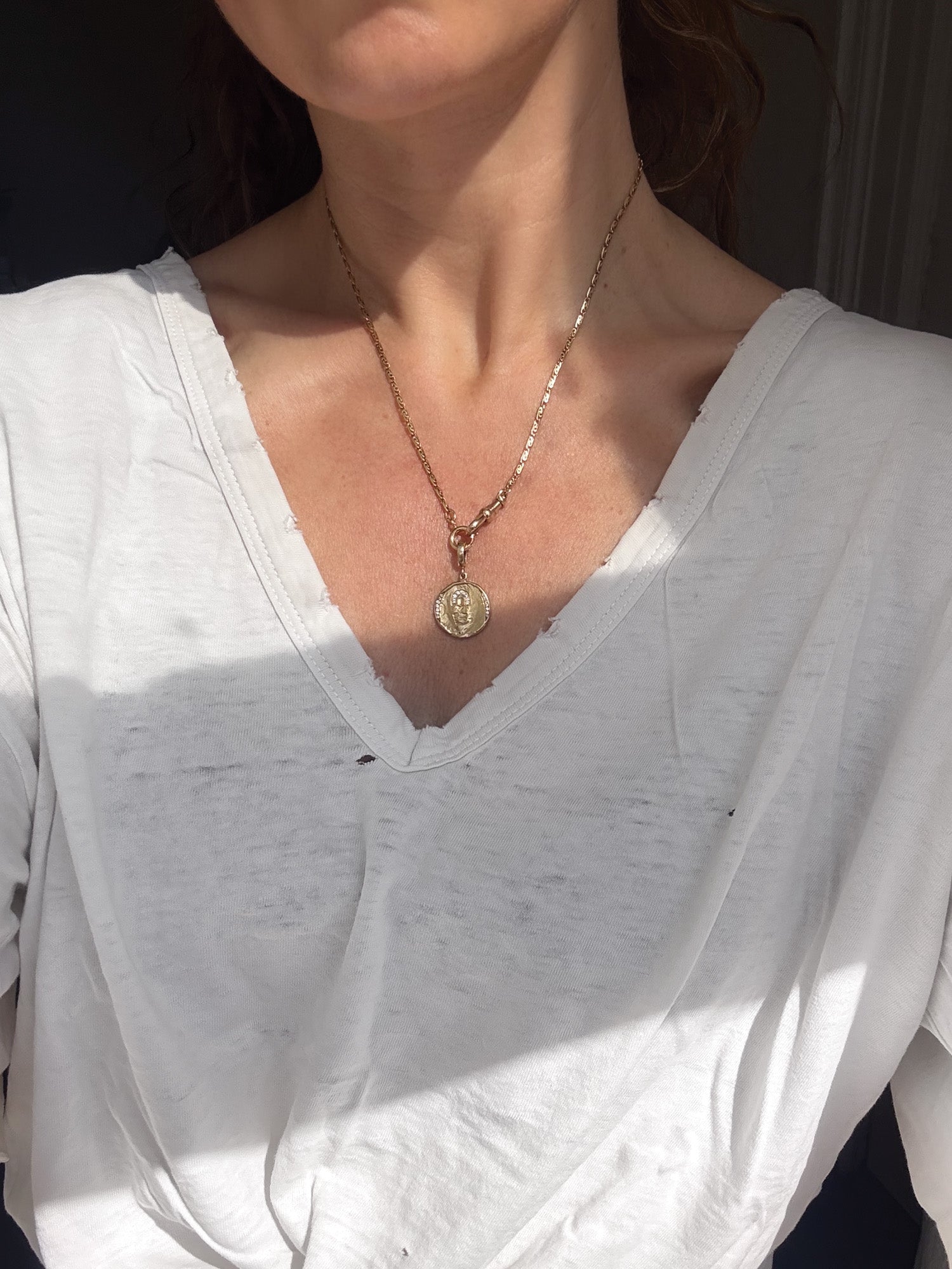 Swirl Pattern Fob Chain