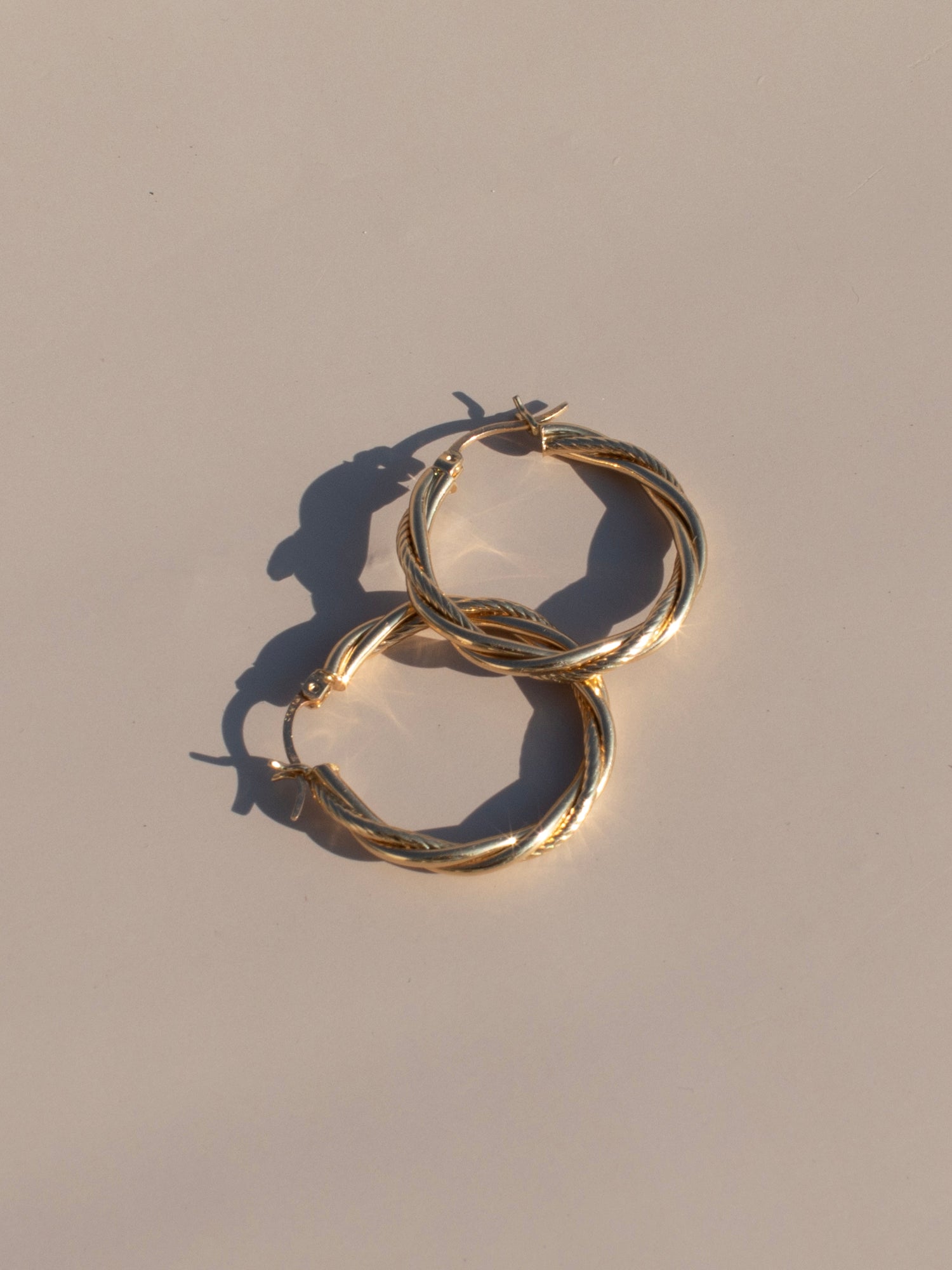 Double Strand Twisted Hoops