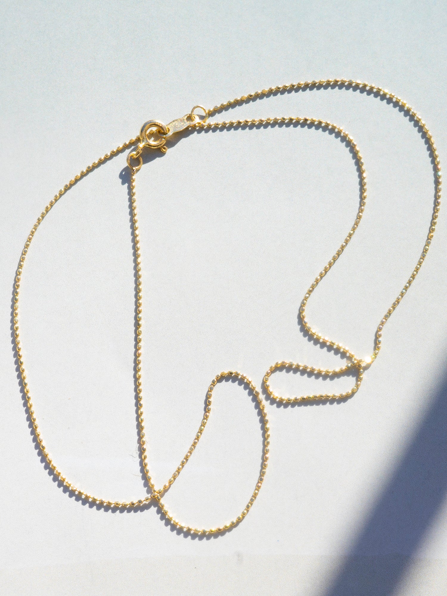 vintage mini caviar necklace