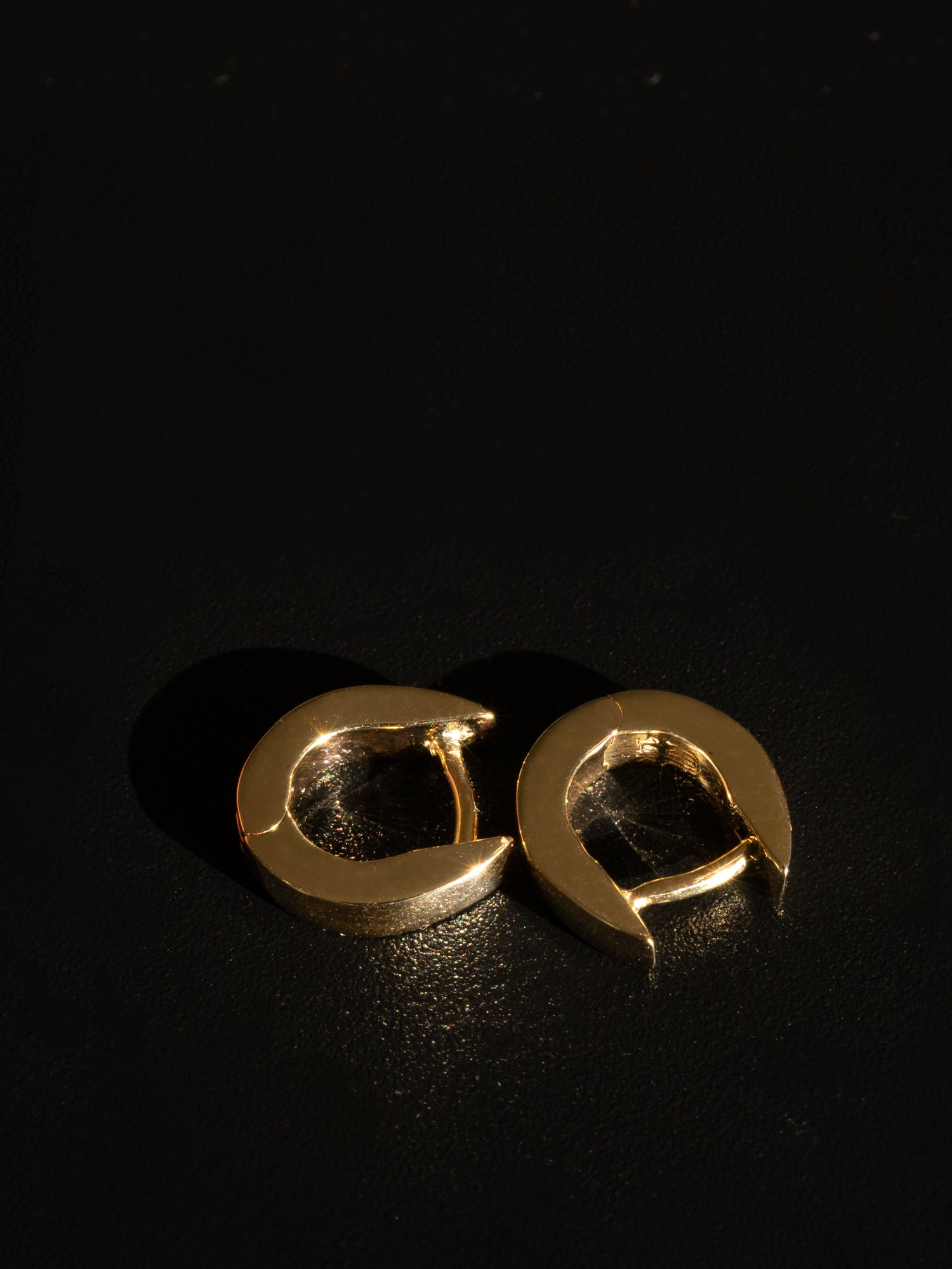 Solid Huggie Hoops