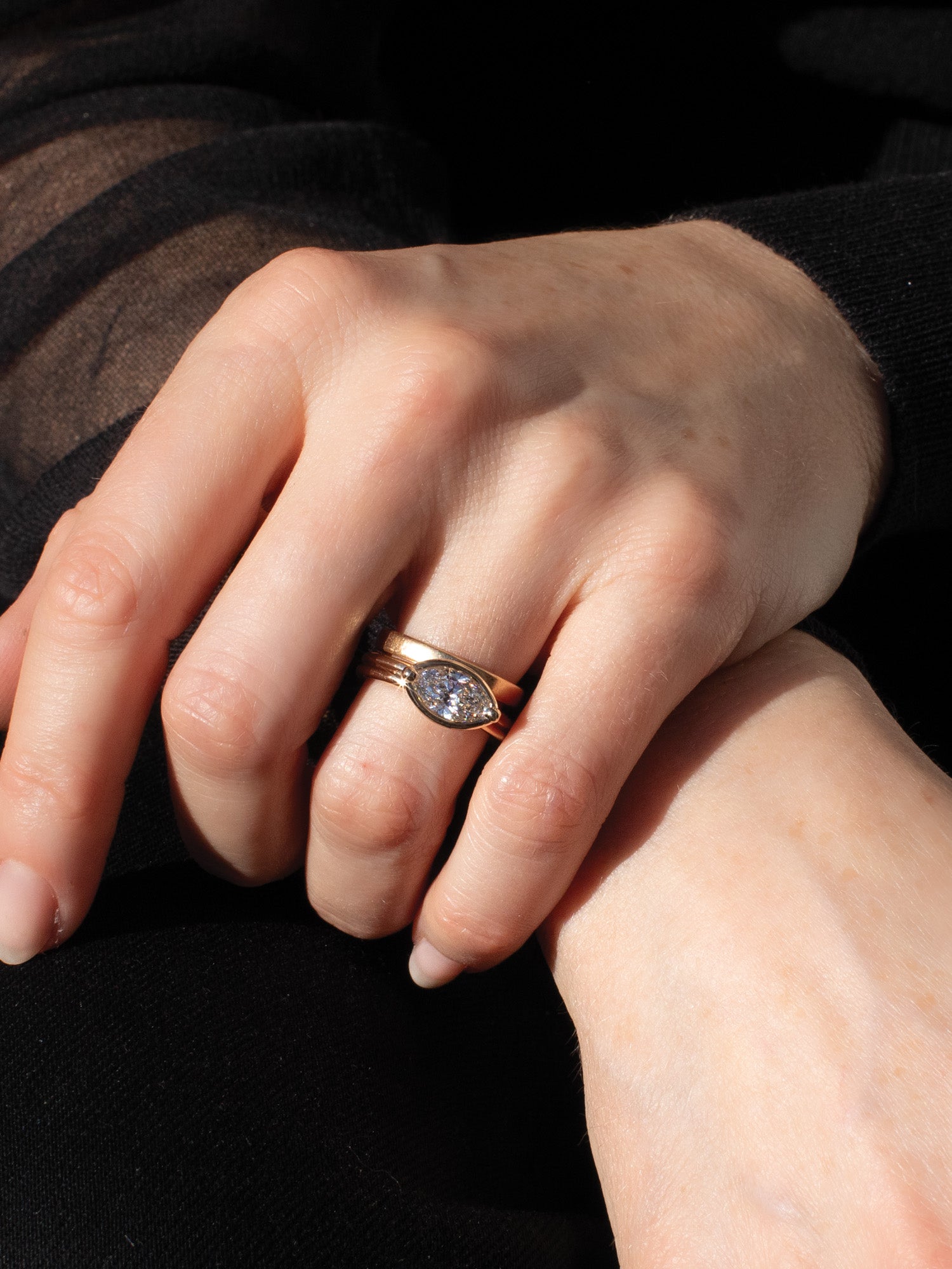 Bardot Marquise Ring