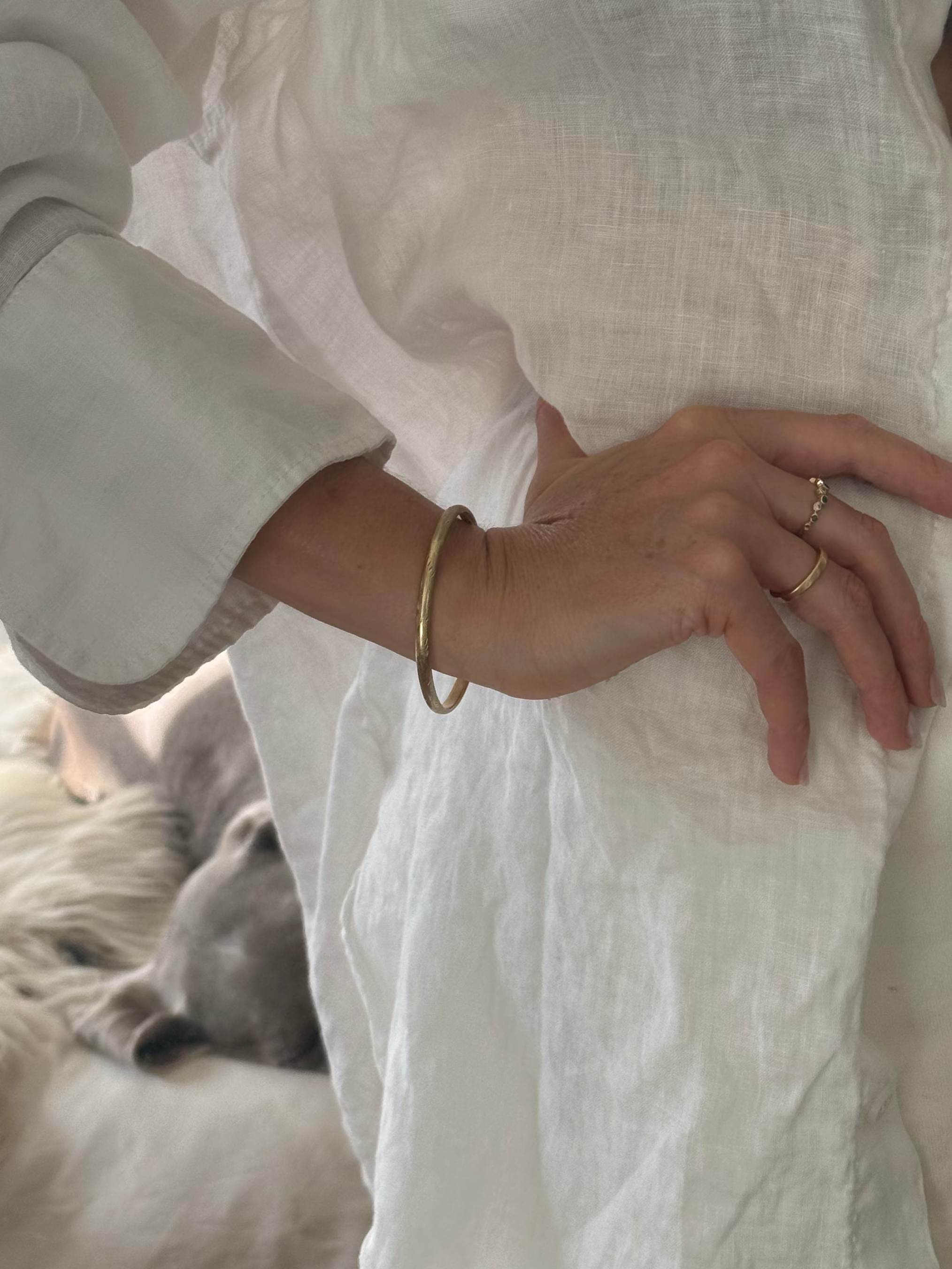 Vintage 14k gold Bangle