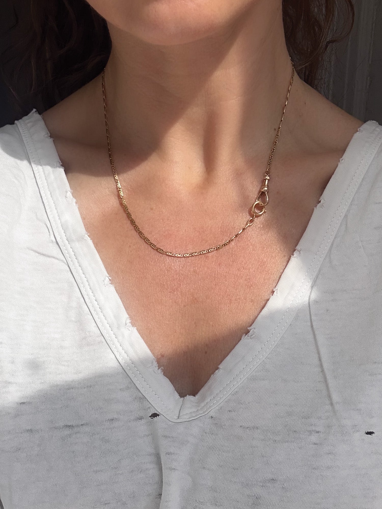 Swirl Pattern Fob Chain