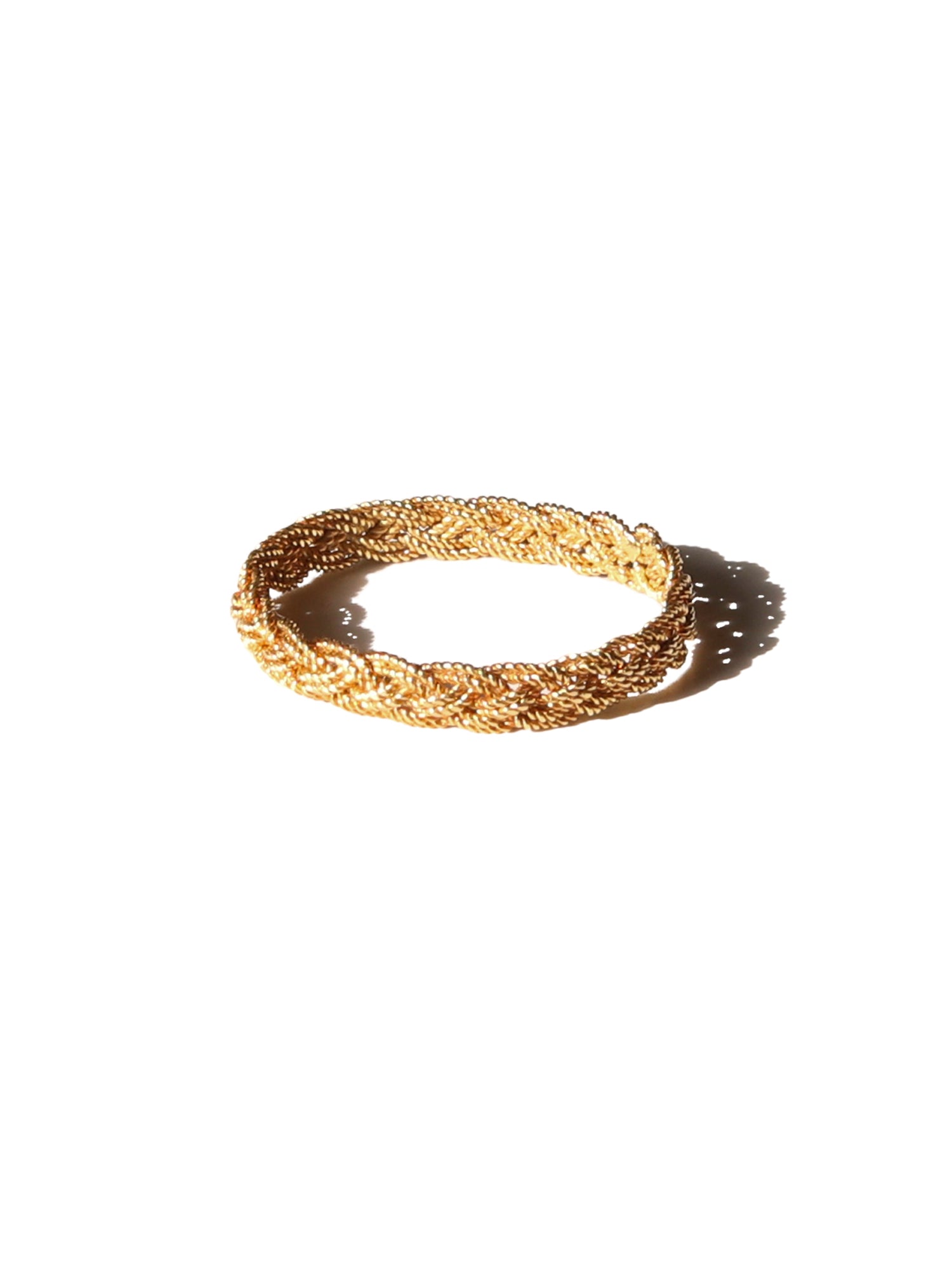 unique hand-braided 18K ring