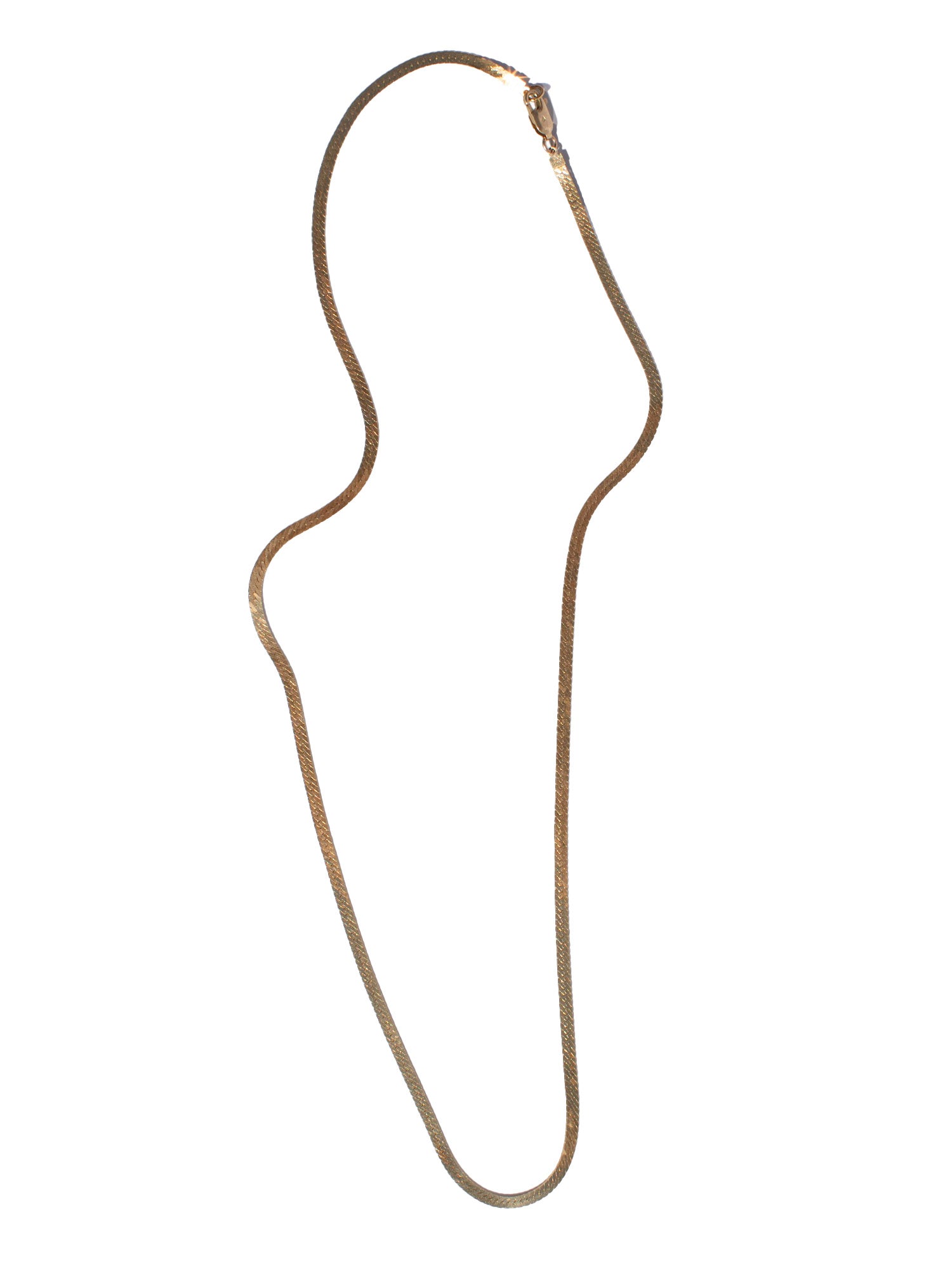 20 inch vintage herringbone chain