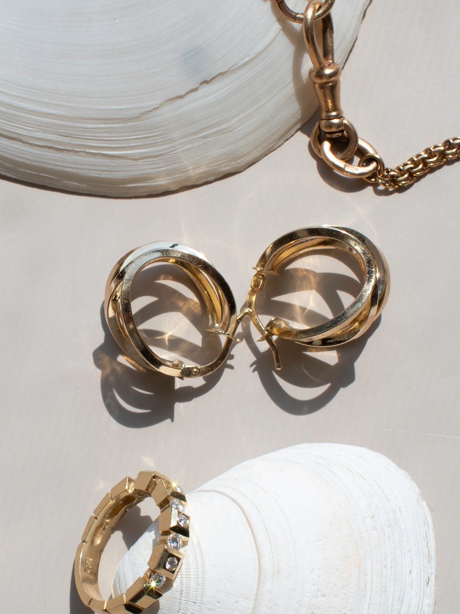 Chunky Multi-Strand Hoops