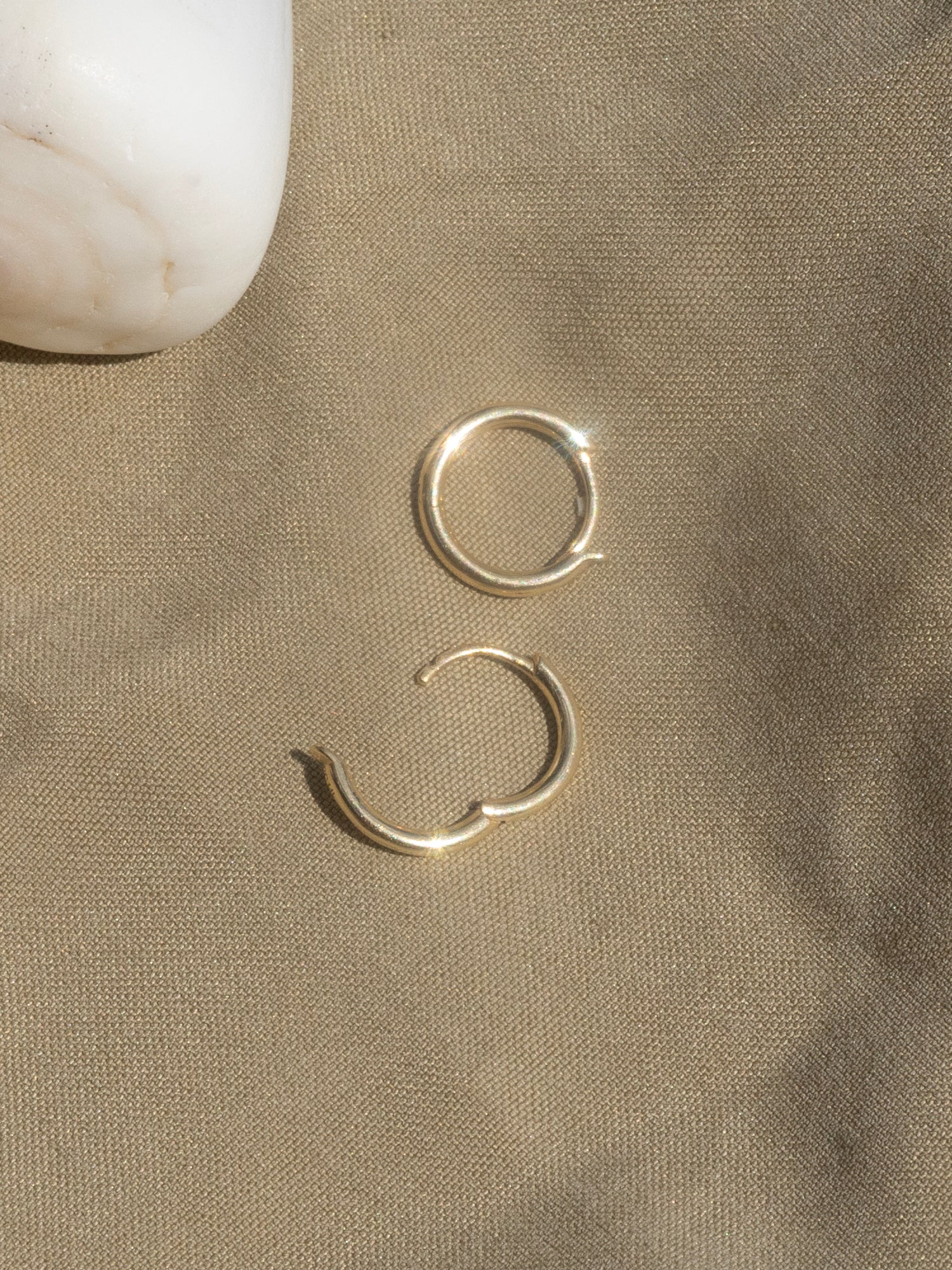 Micro Gold Hoops