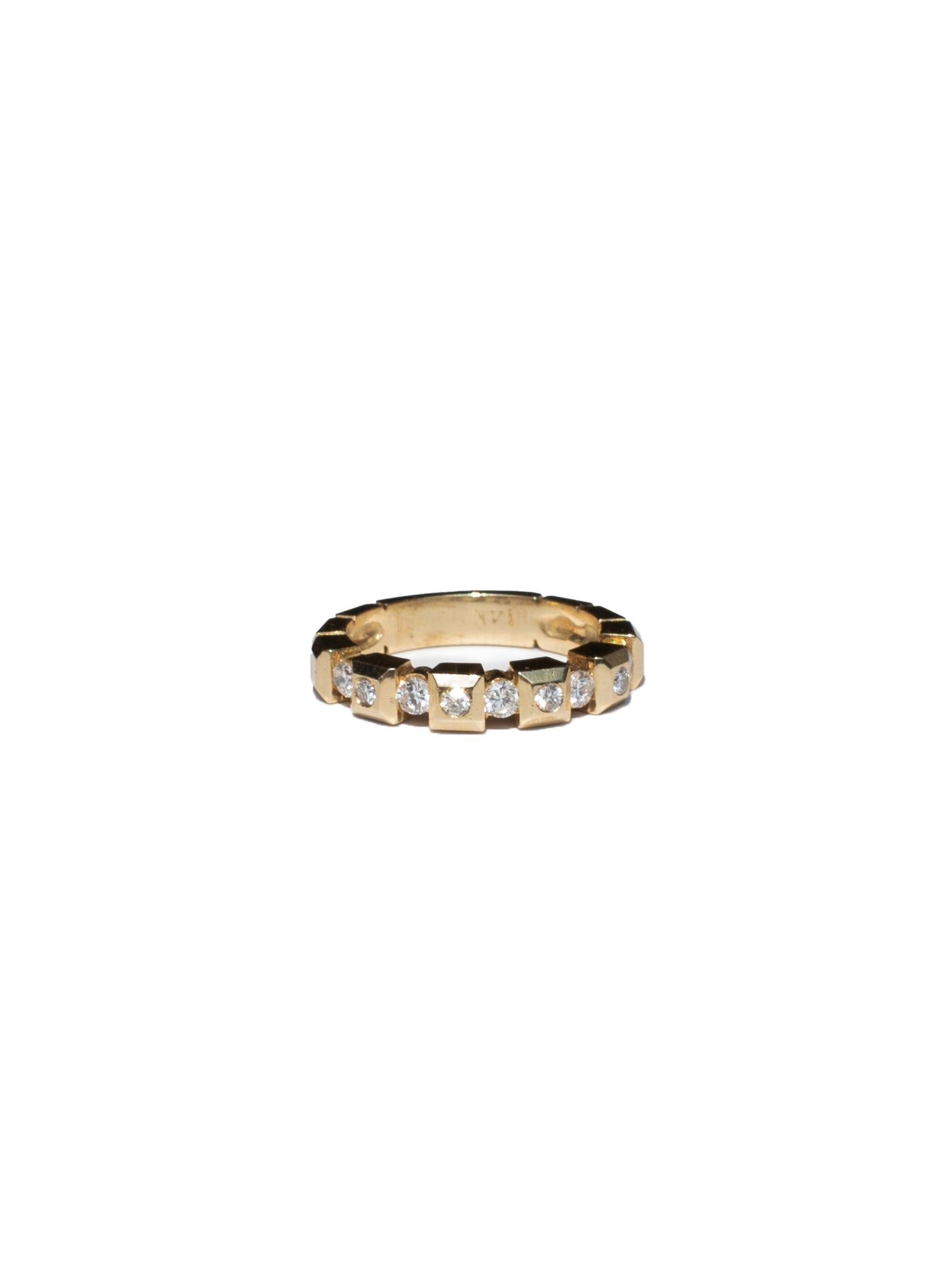 Sculptural Diamond Ring