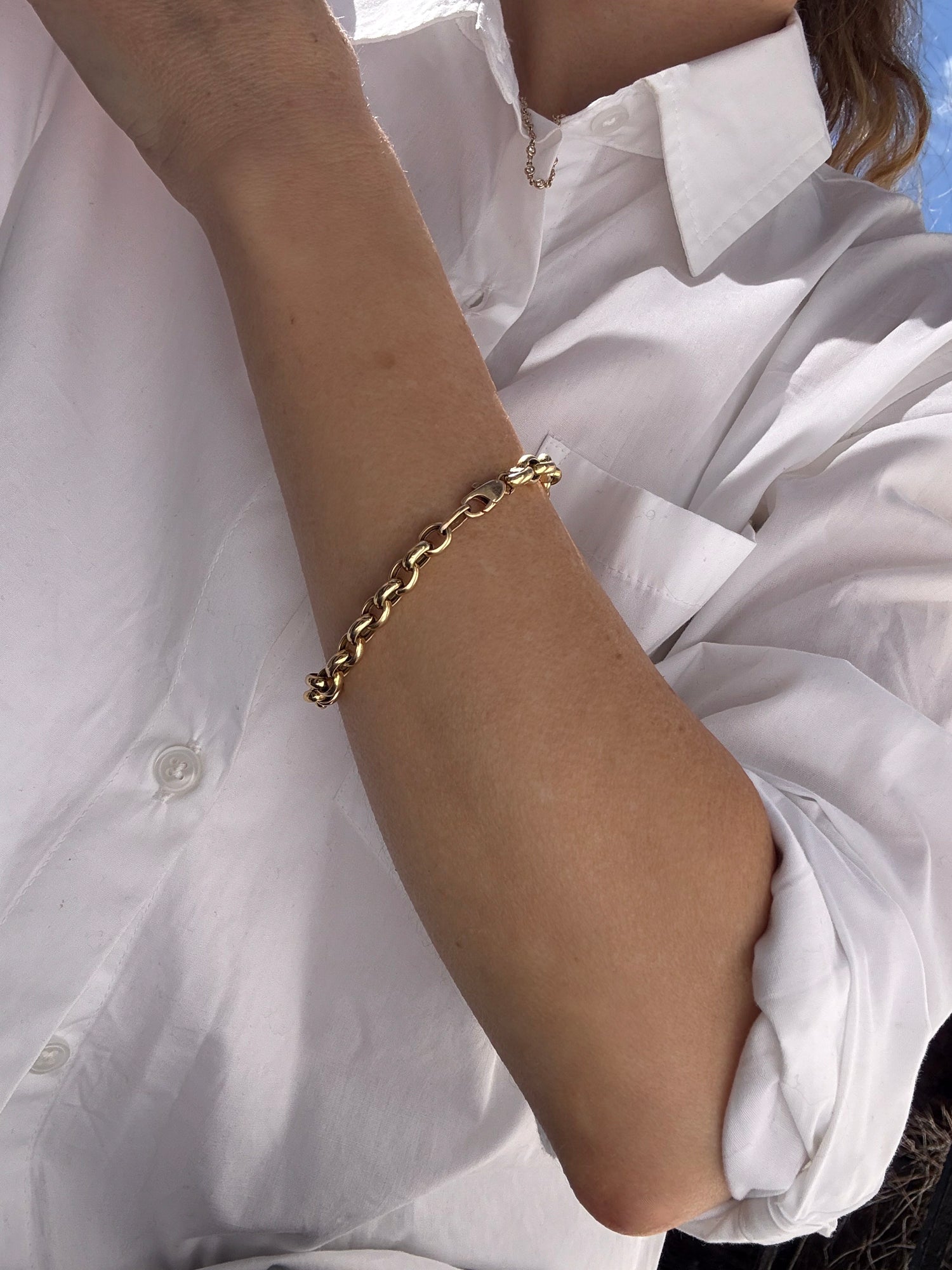 Vintage Italian Rolo Bracelet