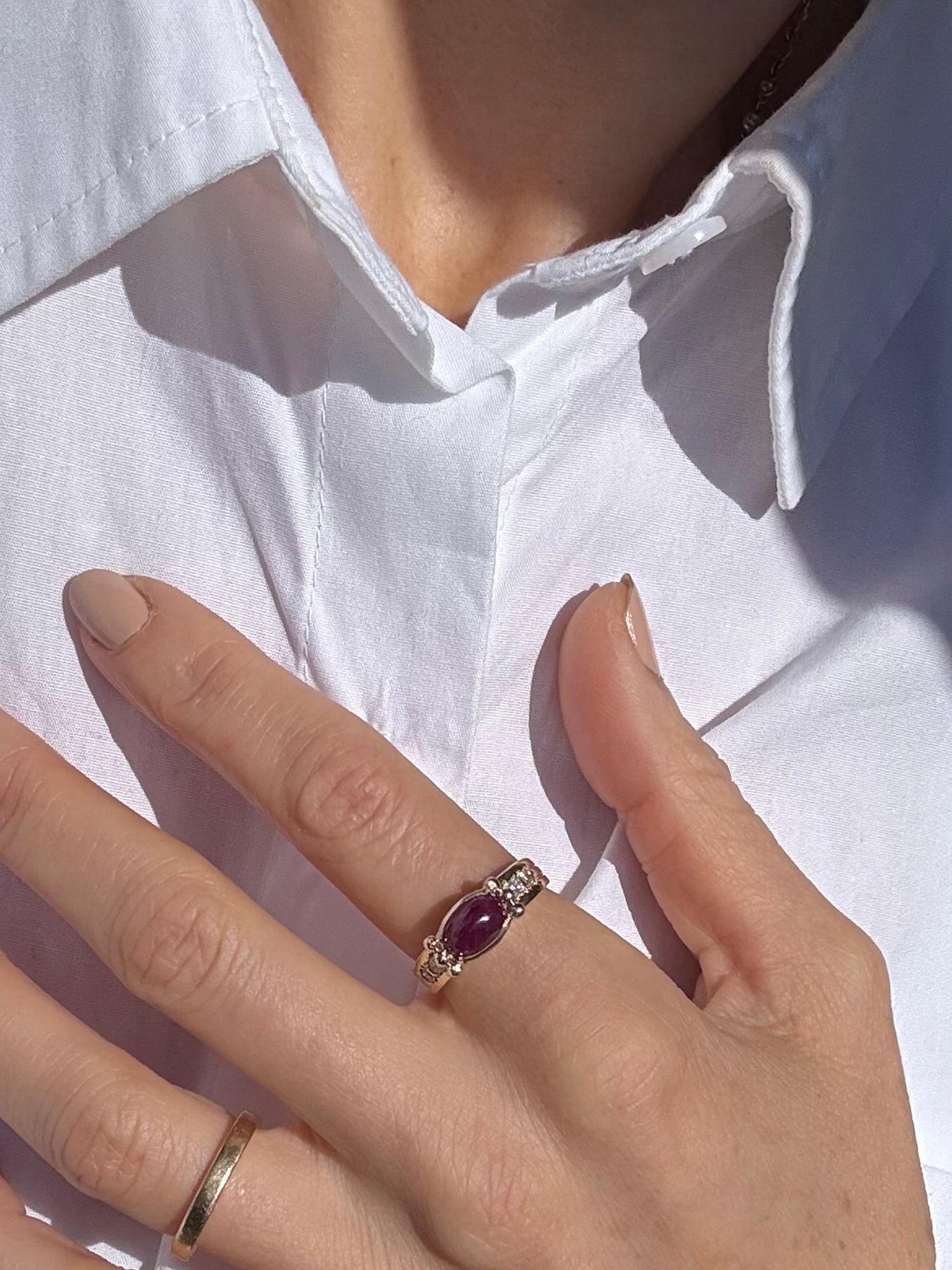 Byzantine Style Ruby Ring