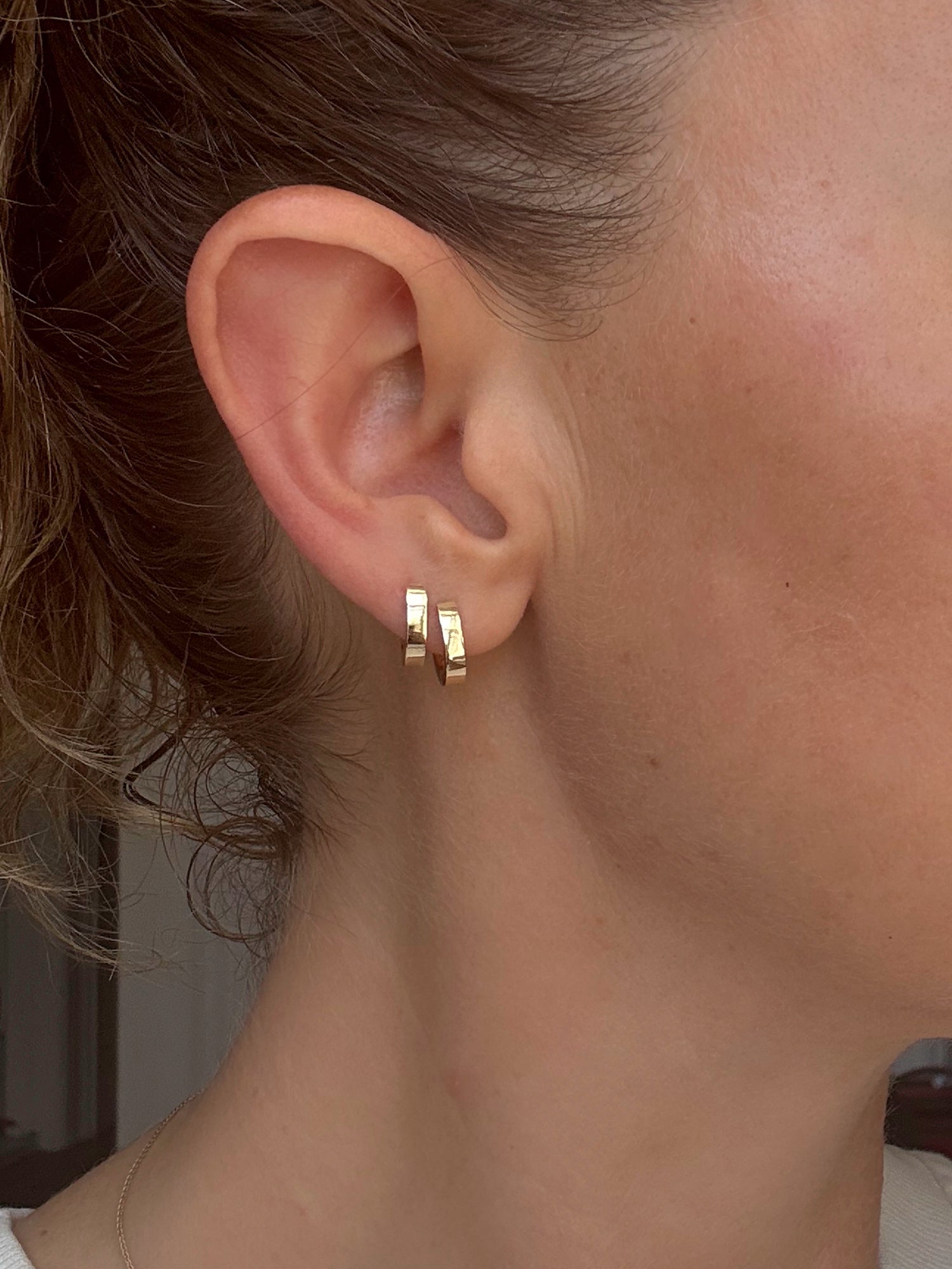 Solid Huggie Hoops