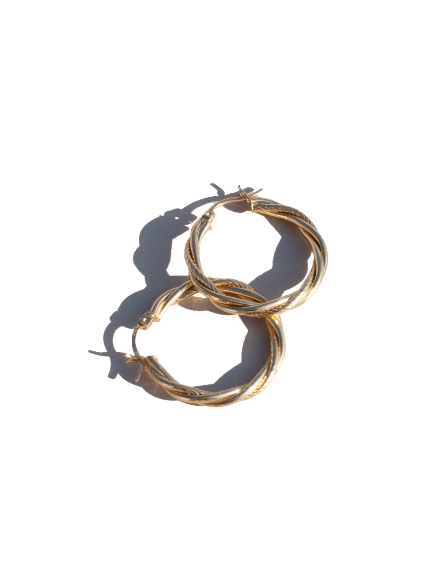 Double Strand Twisted Hoops